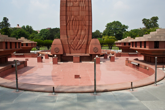 Base of the Jallianwala Bagh memorial in Amritsar