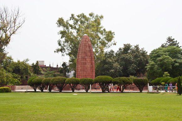 The Jallianwala Bagh memorial in Amritsar in India